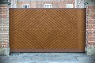 Уличные откатные ворота Premium, 2600х1900